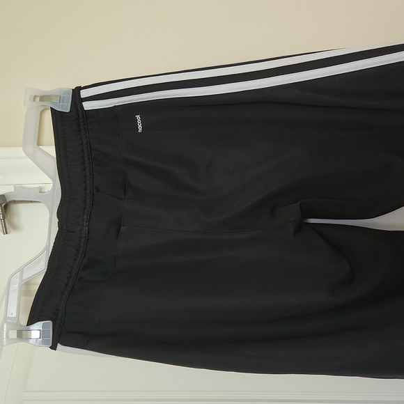 Adidas Juniors Medium Black Climacool Athletic Pants - Picture 6 of 6